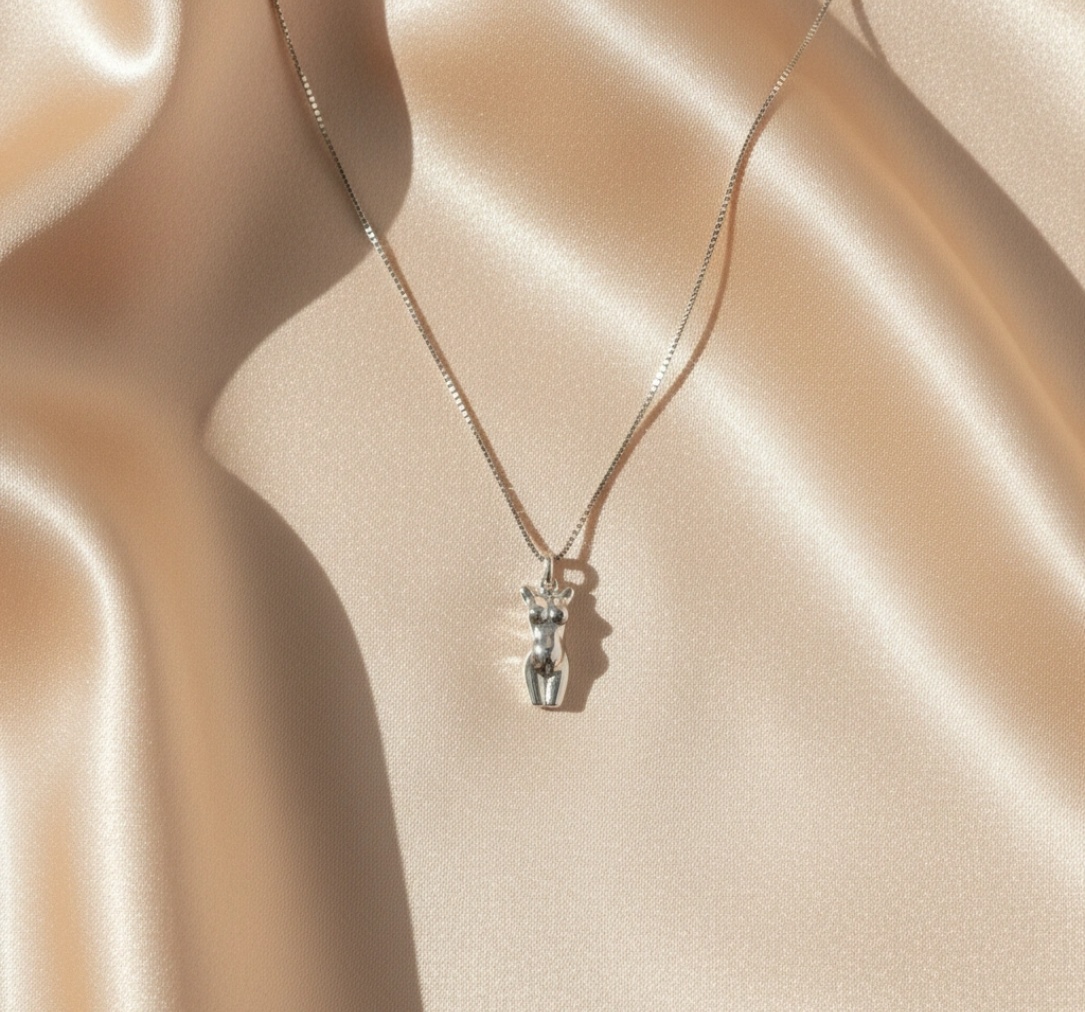 The pregnancy charm — small enough to keep on a chain